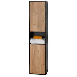 TASSILI SUPRA Valentina Storage Cabinet Hemlock & Black Finish 15 3/4 in.