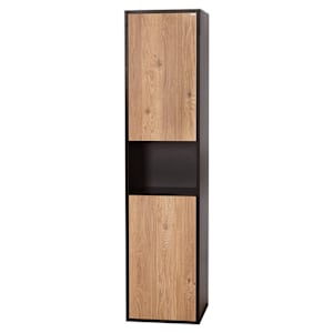 TASSILI SUPRA Valentina Storage Cabinet Hemlock & Black Finish 15 3/4 in.