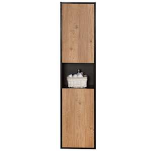 TASSILI SUPRA Valentina Storage Cabinet Hemlock & Black Finish 15 3/4 in.