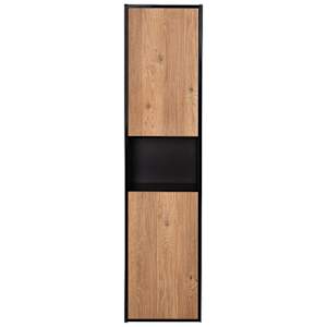 TASSILI SUPRA Valentina Storage Cabinet Hemlock & Black Finish 15 3/4 in.