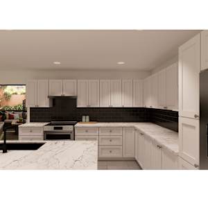 Shaker Kitchen Cabinet Lower Corner Unit 36 in.