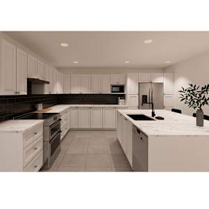 Shaker Kitchen Cabinet Lower Corner Unit 36 in.