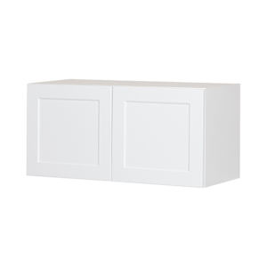 Shaker Kitchen Cabinet Upper Refrigerator Unit 30 in.