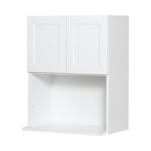 Armoire de cuisine Shaker module de haut de micro-ondes 24 po