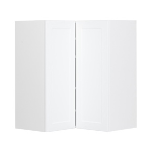 Armoire de cuisine Shaker module de haut de coin angulaire 24 po
