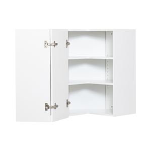 Armoire de cuisine Shaker module de haut de coin angulaire 24 po