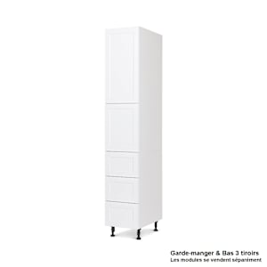 Armoire de cuisine Shaker module de haut de garde-manger 15 po