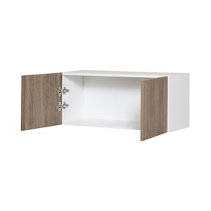 Armoire de cuisine Fashionista module de haut de réfrigérateur 33 po