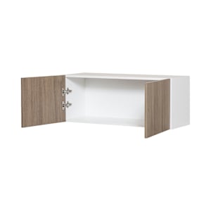 Armoire de cuisine Fashionista module de haut de réfrigérateur 36 po