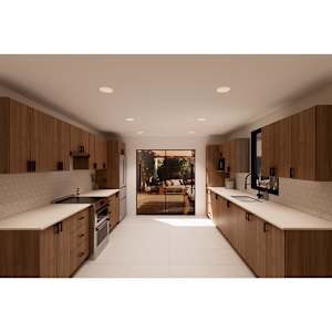 Fashionista Kitchen Cabinet Upper Microwave Unit 24 in.