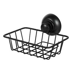 Suction Cup Soap Dish Black