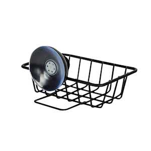 Suction Cup Soap Dish Black