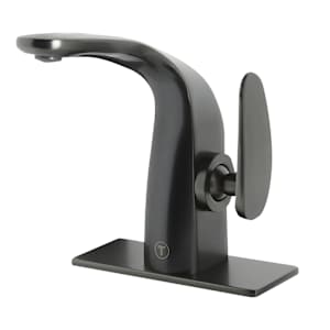Robinet de lavabo 1 poignée Loris gris métallique TASSILI SUPRA
