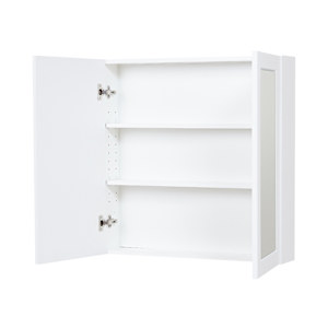 Shaker Medecine Cabinet White with Mirror 30 in. x 30 in.