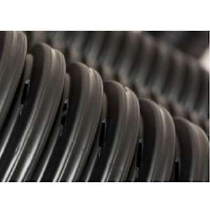 Perforated and Coated Agricultural Drain 6 in. x 30 m