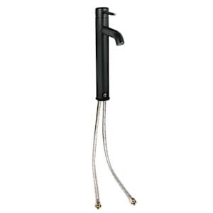 Robinet de vasque 1 poignée Lavo noir TASSILI SUPRA