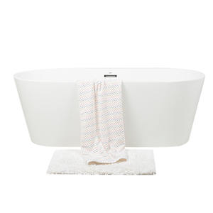 TASSILI Scotia Freestanding Bathtub Central Drain 58 7/8 in. x 30 5/16 po