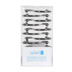 Shower Curtain Hooks Pkg/12 Black Nickel