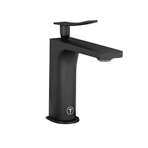 Robinet de lavabo 1 poignée Luigi noir TASSILI SUPRA