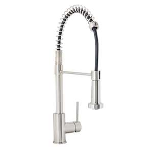 Robinet de cuisine à douchette rétractable 1 poignée Massimo nickel brossé TASSILI SUPRA