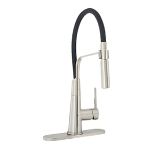 TASSILI SUPRA Eliott 1-Handle Pull-Down Kitchen Faucet Brushed Nickel