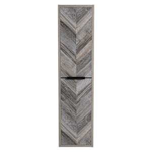 TASSILI Sienna Cabinet Grey Oak Finish 15 3/4 in.