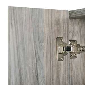 TASSILI Sienna Cabinet Grey Oak Finish 15 3/4 in.