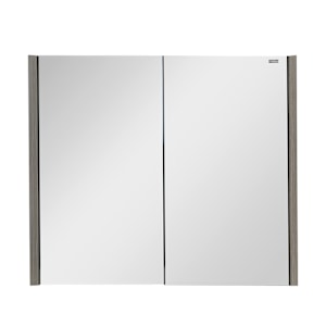 Pharmacie Sienna fini chêne gris avec miroir 29 1/2 po x 25 9/16 po TASSILI