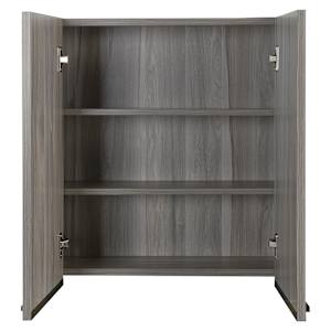 Pharmacie Sienna fini chêne gris 23 5/8 po x 25 9/16 po TASSILI