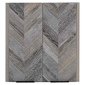 Pharmacie Sienna fini chêne gris 23 5/8 po x 25 9/16 po TASSILI