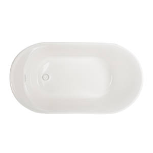 Davis Freestanding Bathtub Linear Waste 58 in. x 32 in.