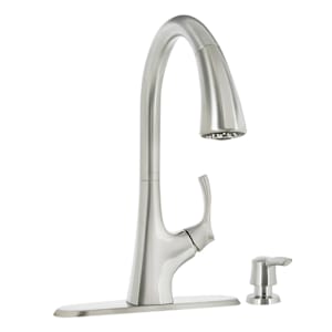Robinet de cuisine à douchette rétractable 1 poignée Masey acier inoxydable PFISTER
