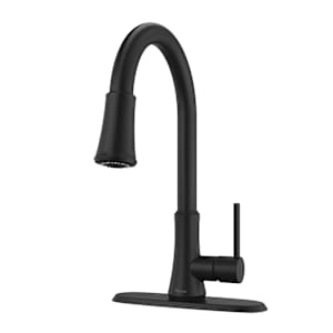 Robinet de cuisine à douchette rétractable 1 poignée Classic noir