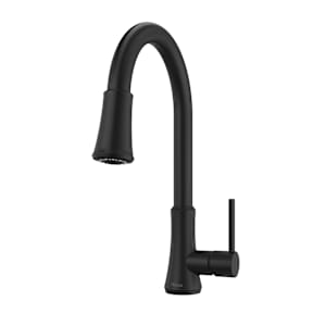 Robinet de cuisine à douchette rétractable 1 poignée Classic noir