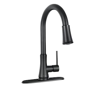 Robinet de cuisine à douchette rétractable 1 poignée Classic noir
