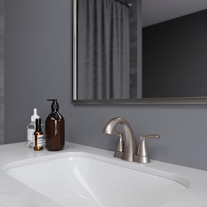 Masey 2-Handle Wash Basin Faucet Brushed Nickel