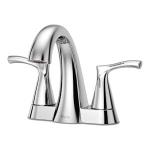 Robinet de lavabo 2 poignées Masey chrome