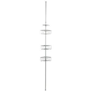 Adjustable Shower Storage Tower Chrome