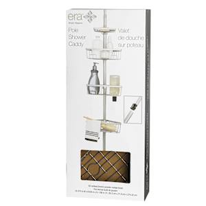 Adjustable Shower Storage Tower Chrome