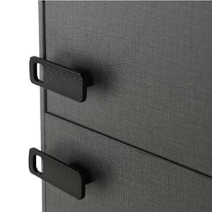 Armoire de rangement Elina fini sergé 13 3/4 po TASSILI SUPRA