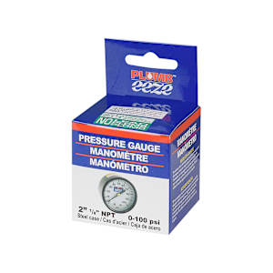 Manometer 1/8 in. FPT Coupling 0 to 100 psi