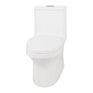 Toilette monobloc à double chasse blanche Wyro 4 L/6 L
