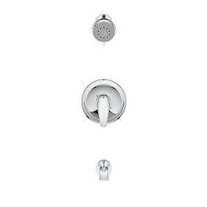 Robinet de baignoire-douche 1 poignée chrome poli