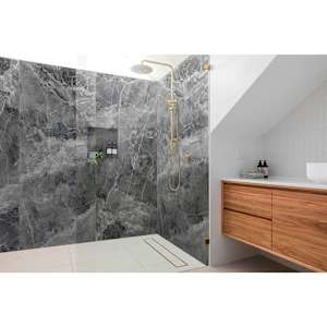 TECHNOFORM Wall Panel Storm Marble 39 in x 96 in