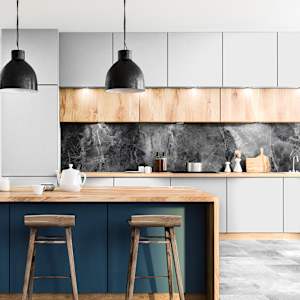 TECHNOFORM Wall Panel Storm Marble 39 in x 96 in