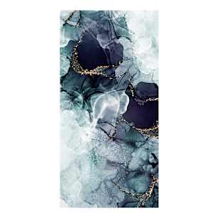 Panneau mural Marine abstrait 39 po x 96 po TECHNOFORM