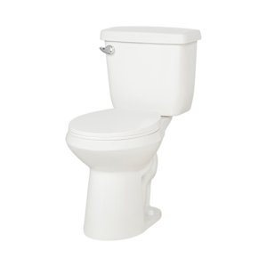 Toilette 2 pièces à simple chasse blanche 4,8 L