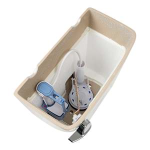 Toilette 2 pièces à simple chasse blanche 4,8 L