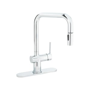 Robinet de cuisine à douchette rétractable 1 poignée Edoardo chrome TASSILI SUPRA