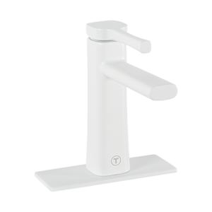 Robinet de lavabo 1 poignée Dario blanc TASSILI